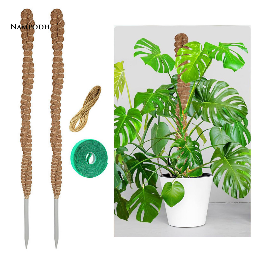 roeaceh Indoor Plant Stand Climbing Plant Holder Flexible Moss Pole for