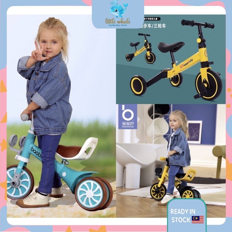 🐳Children's Multifunction Tricycle (3 Wheels) 3-in-1 Children Scooter ...