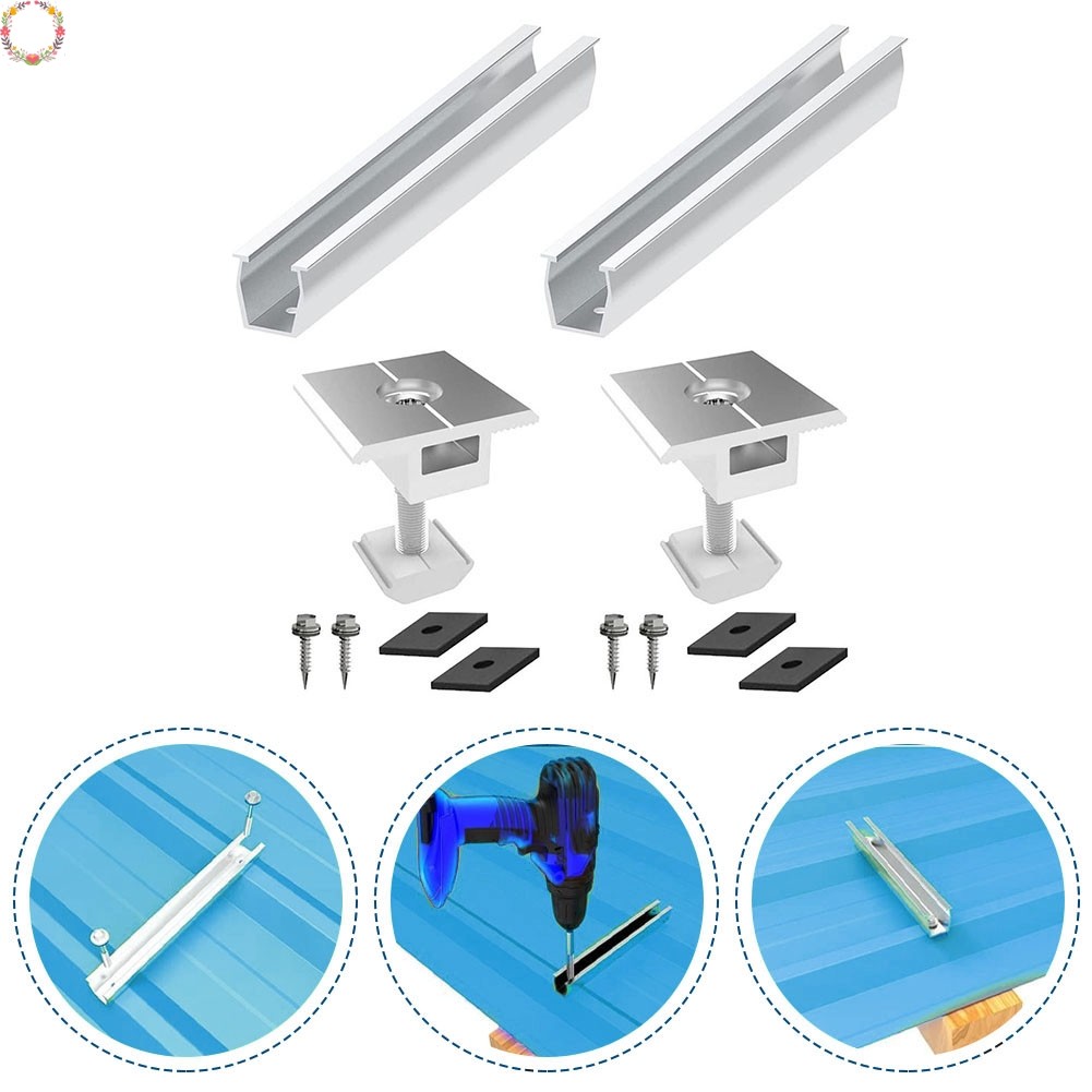 [HME] Solar Panel Bracket Aluminium Mounting System Trapezoidal Sheet ...