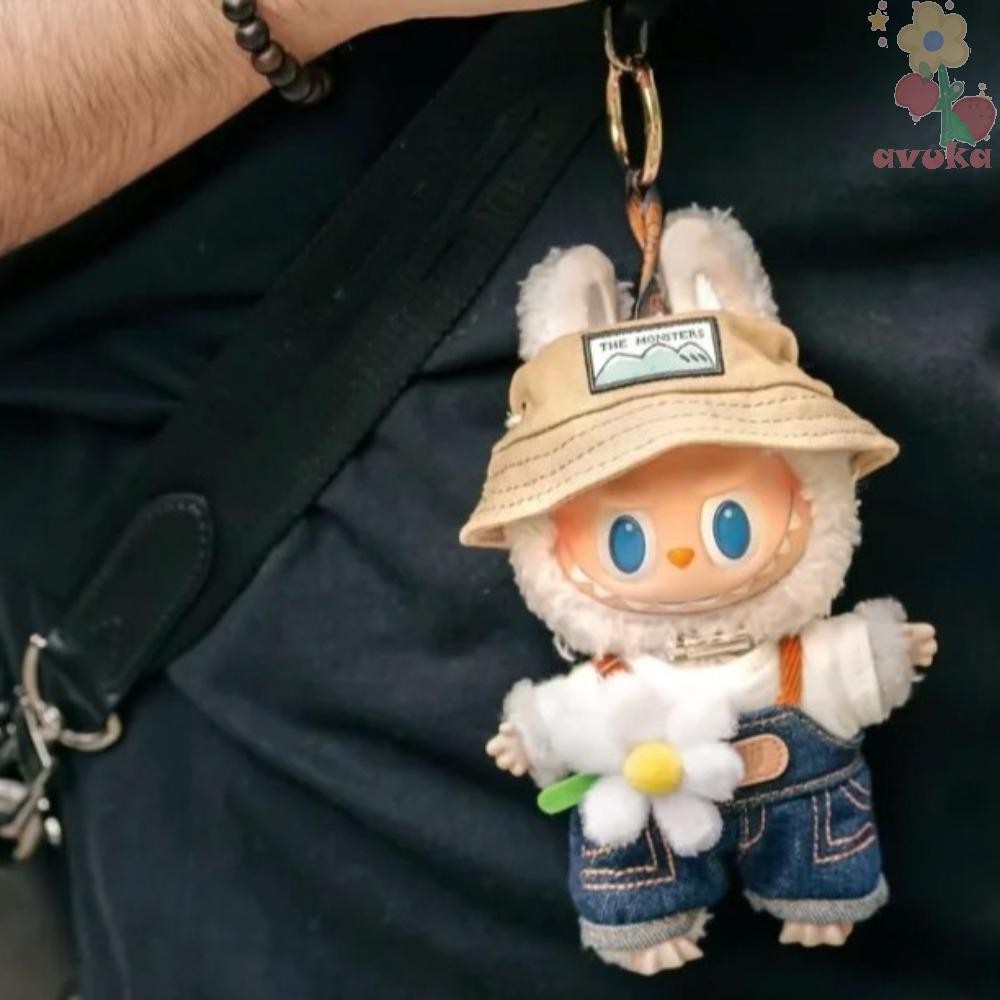 AVUKA Labubu Doll Keychain, Fall in Wild Series Lisa Same Labubu Doll ...