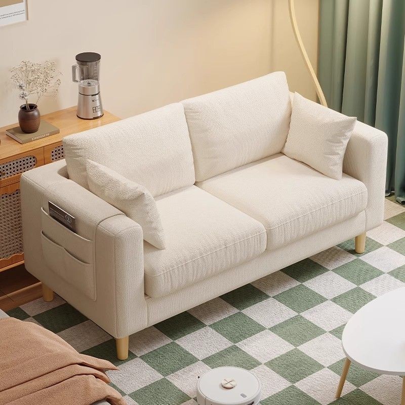 Fabric Sofa for Living Room 2025 New Single Tofu Block Simple Modern ...