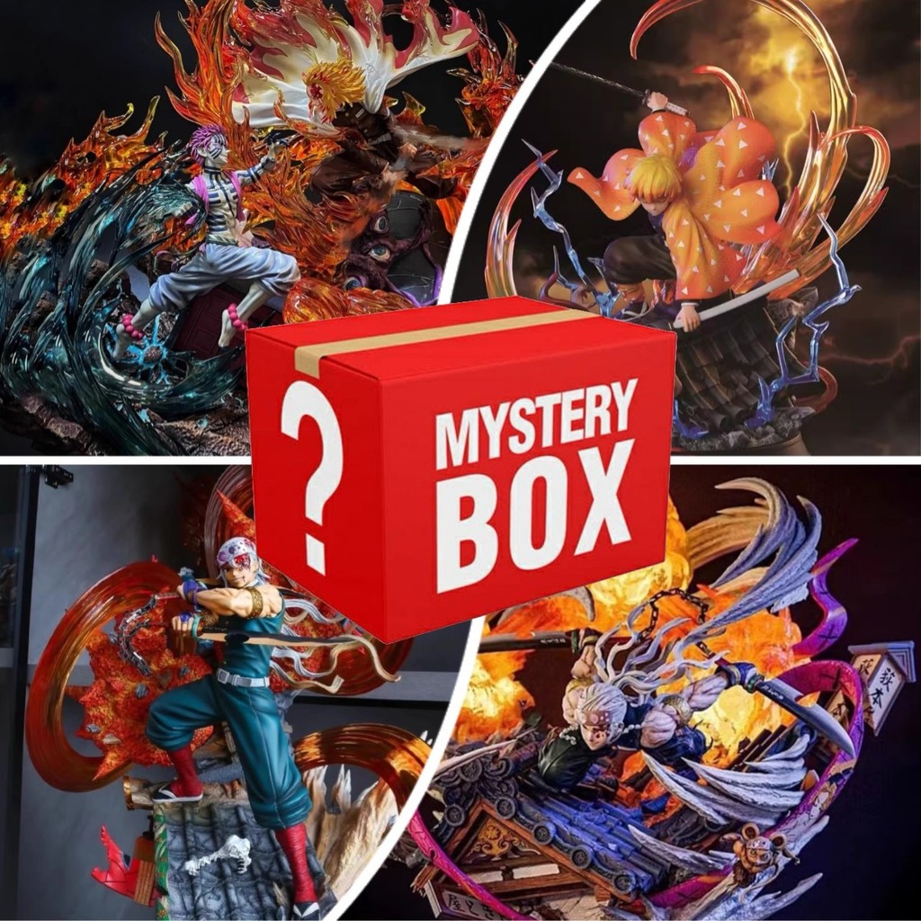 Surprise Unboxing Blind Box Demon Slayer Kokushibou Daki Gyuutarou ...
