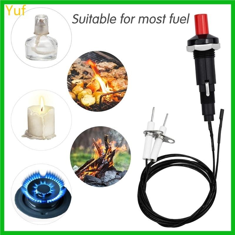 Yuf Piezo Spark Igniters Push Button Piezo Igniter with Threaded