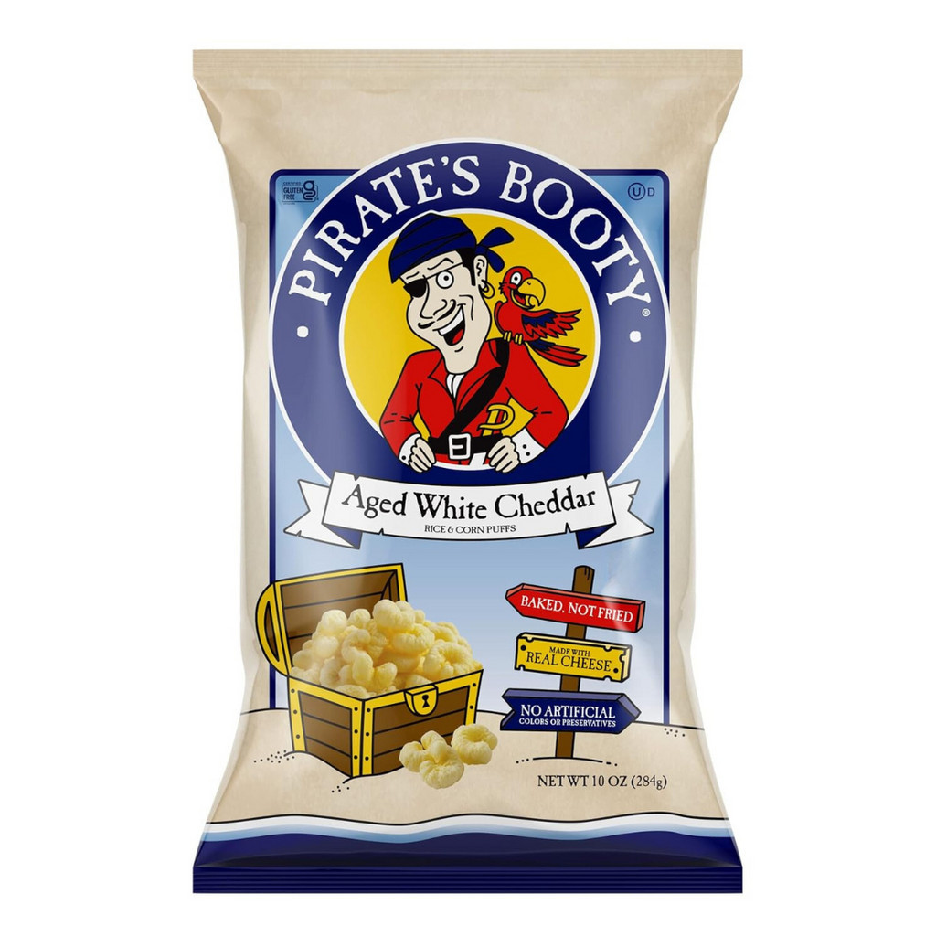 Pirate Booty Aged White Cheddar Rice & Corn Puffs 284g Shopee Malaysia