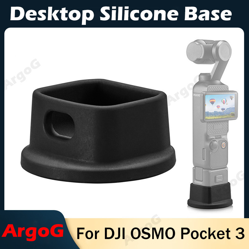 Support Silicone + Film Protection écran Pour DJI Osmo 360 – Stable, Antidérapant, Verre Trempé 9H