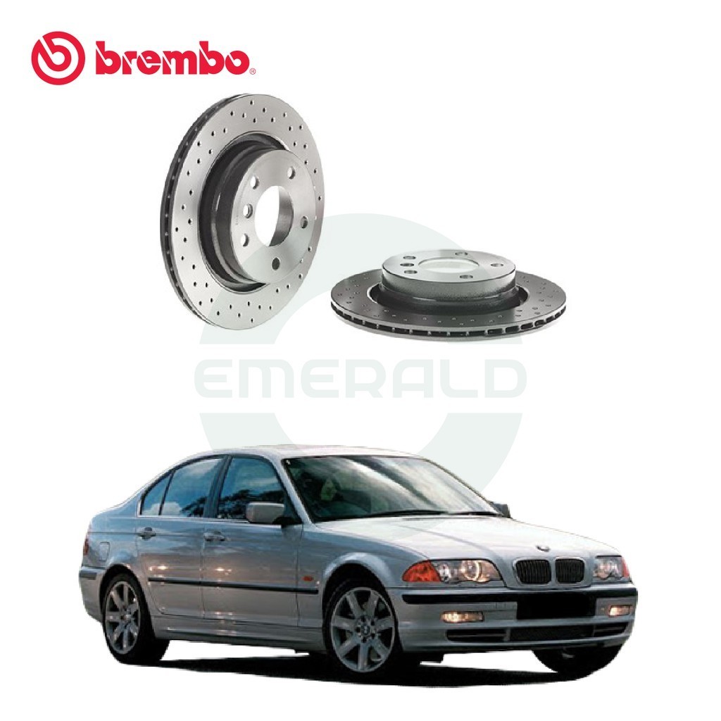 BREMBO Xtra Rear Disc (2pcs) For BMW E46 325i,328i | Shopee Malaysia