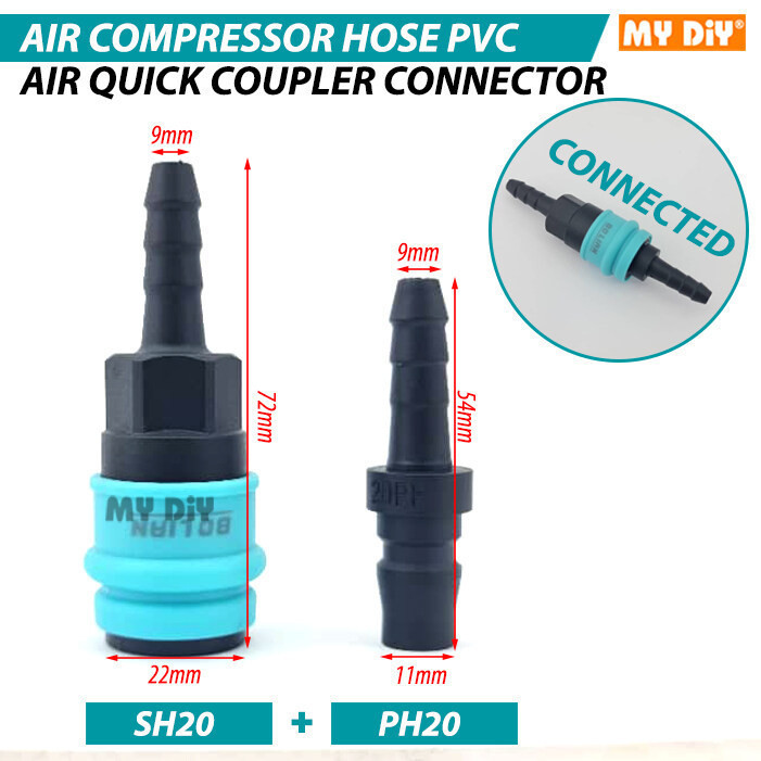 Air Compressor Hose Pvc Air Quick Coupler Connector Air Hose Fitting ...
