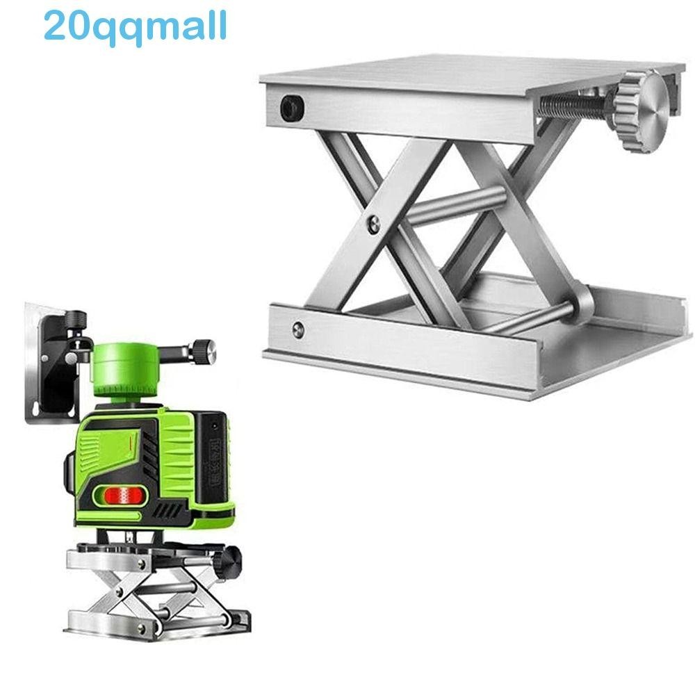 QQMALL Lab Lift Stand Table, Lift Height Range Adjustable Lab Jack Stand Platform, Sturdy Anti