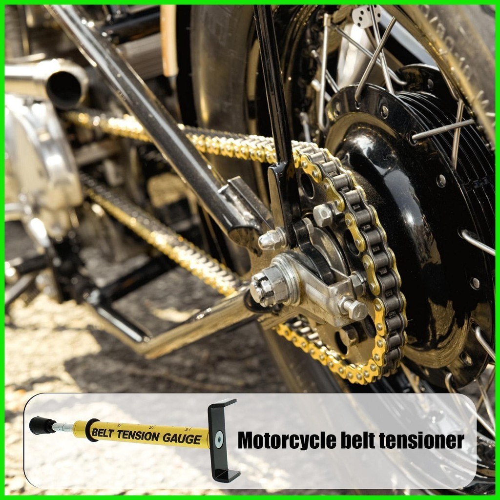 Motorcycle Belt Tension Tool 10 Lbs Tension Measure Stretcher Gauge