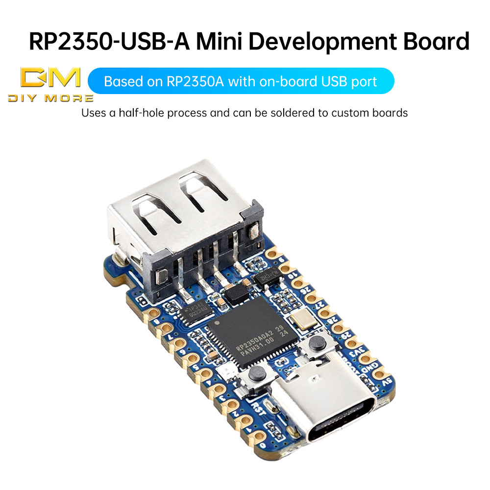 RP2350 Zero Mini Development Board Microcontroller Development Board Type-C For Raspberry Pi RP2350A - 502 - View #4