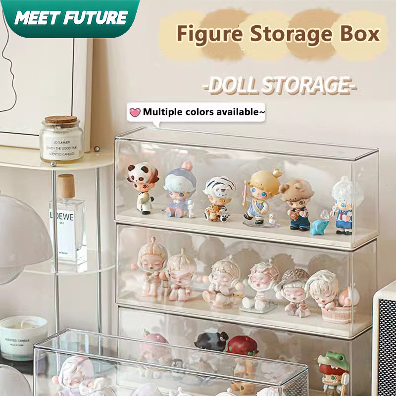 Action Figures Acrylic Display Storage Box Organizer Transparent Blind ...