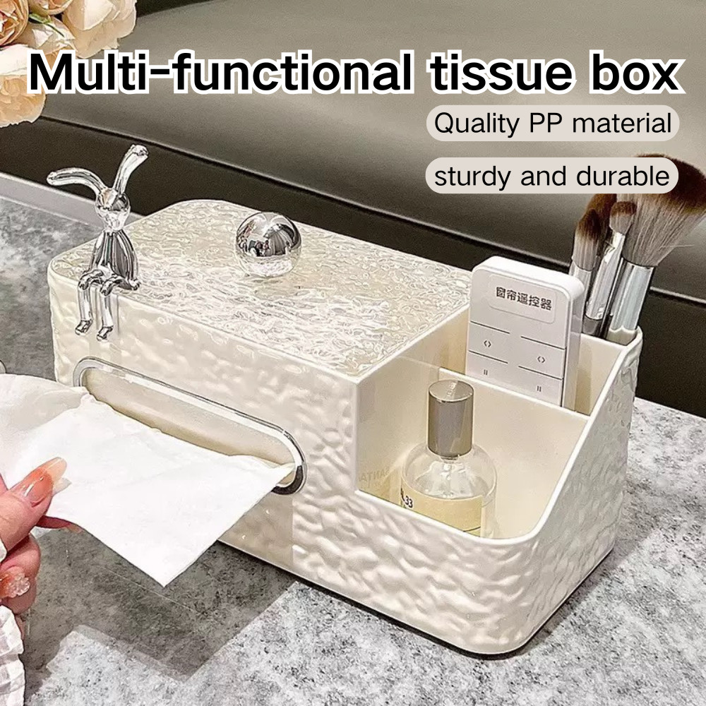 Luxury Tissue Box Household Living Room Desktop Multifunctional Tissue ...