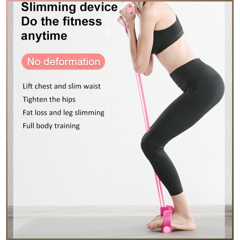 Tension Rope Lumbar and Abdominal Stretching Pull in One's Abdomen Home ...
