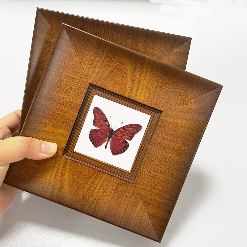 Retro Solid Wood Mounting Picture Frame Decorative Photo Frame Spray ...