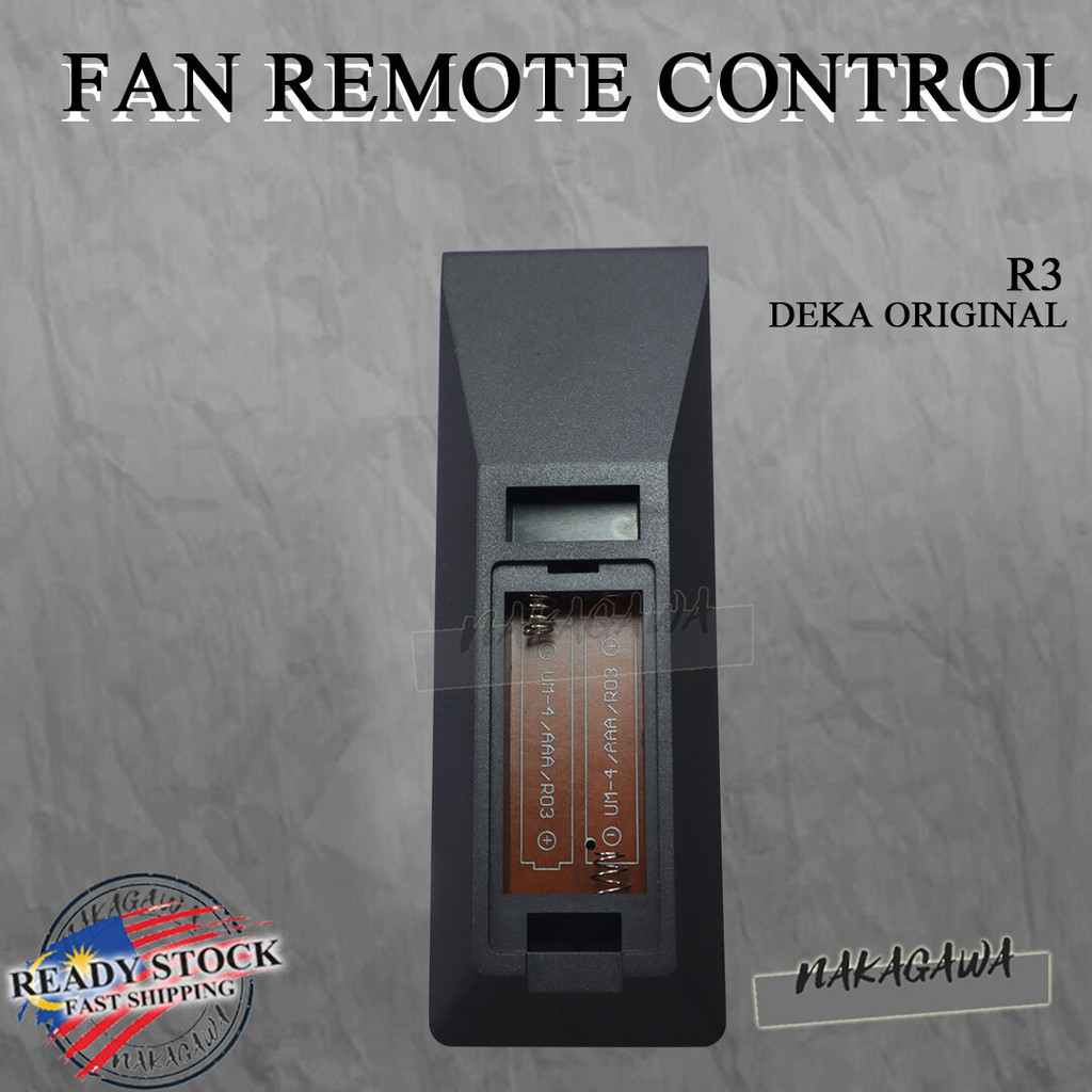 ORIGINAL DEKA CEILING FAN REMOTE CONTROL - R3 / R4 / R5 | Shopee Malaysia