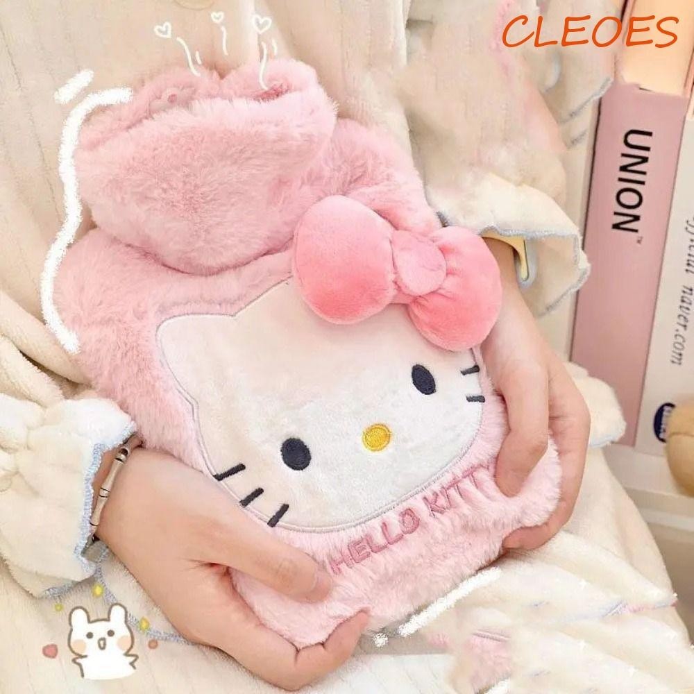 CLEOES Hot Water Bottle, Explosion-Proof Water-Filled Hand Warmer, Cute ...