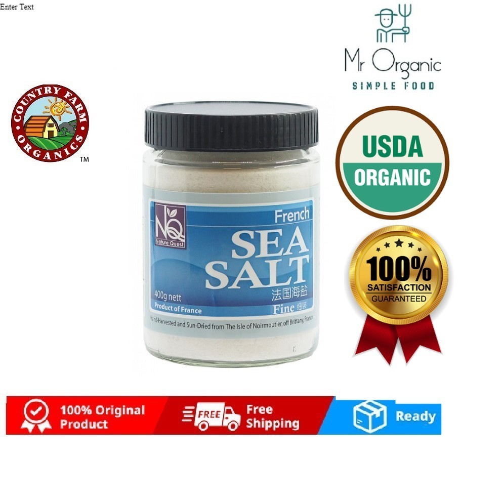 NQ French Sea Salt (Fine) 400g | Shopee Malaysia