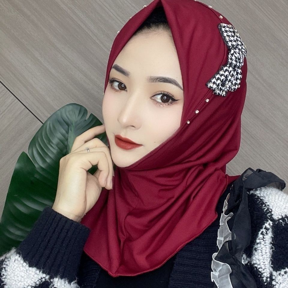 Pashmina Shawl Turkey Hijab Tudung Bawal Muslim Khinmar Instant Hijab Scarf Woman Tudung Sarung 6321