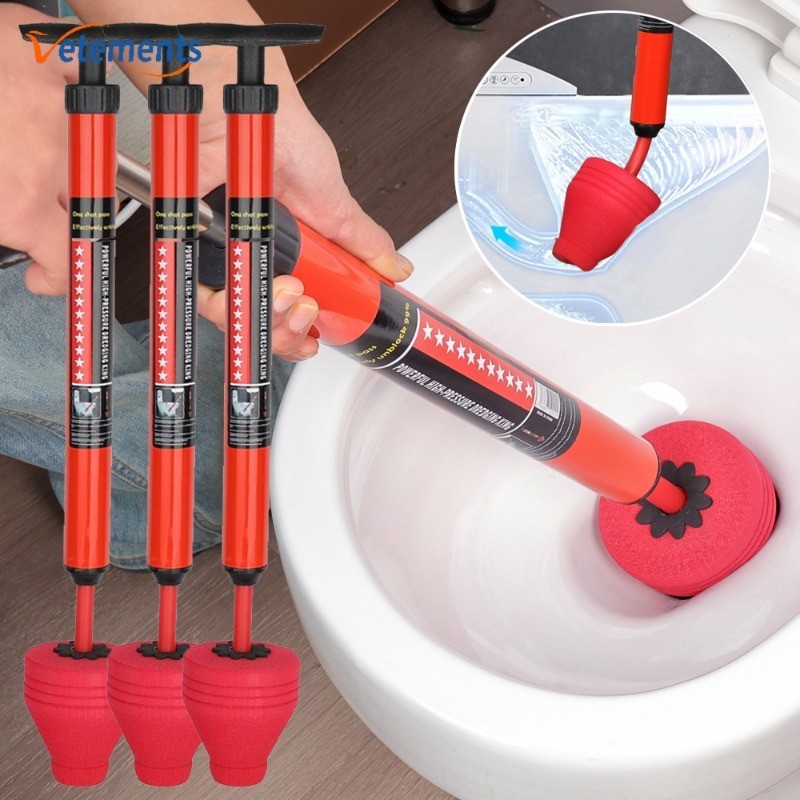Once Unclog Toilet Plunger Strong Sealing Pipelines Resilience Unblock ...