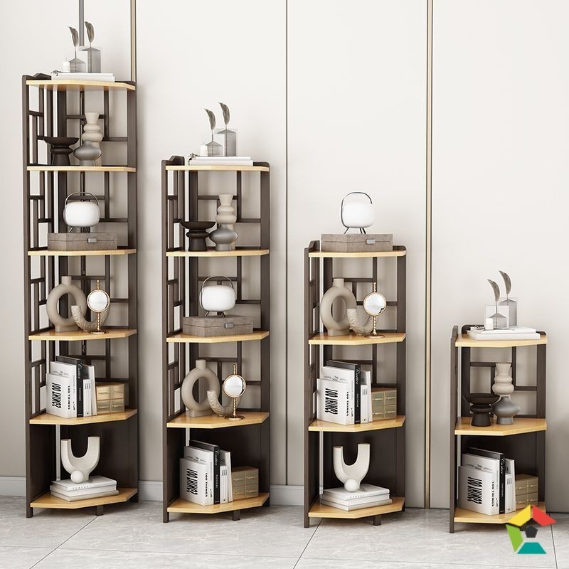 Triangle Corner Shelf | Floor Standing Kitchen Storage | Living Room ...