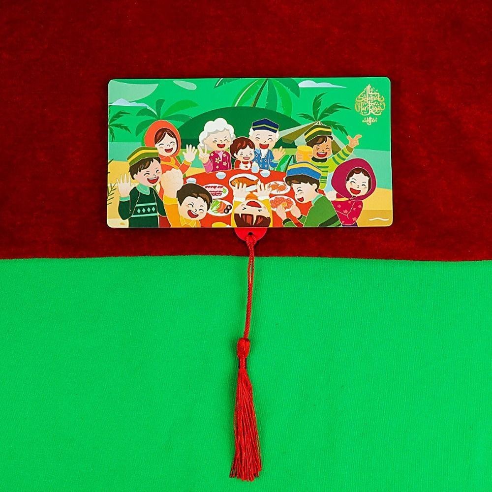 PAHOME 1Pcs HARI RAYA Packet, Eid Mubarak Sampul Duit Raya Festival