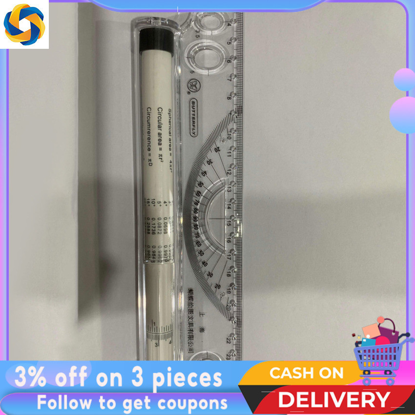 1 Pieces Measuring Rolling Ruler, Drawing Roller Ruler, Parallel Ruler