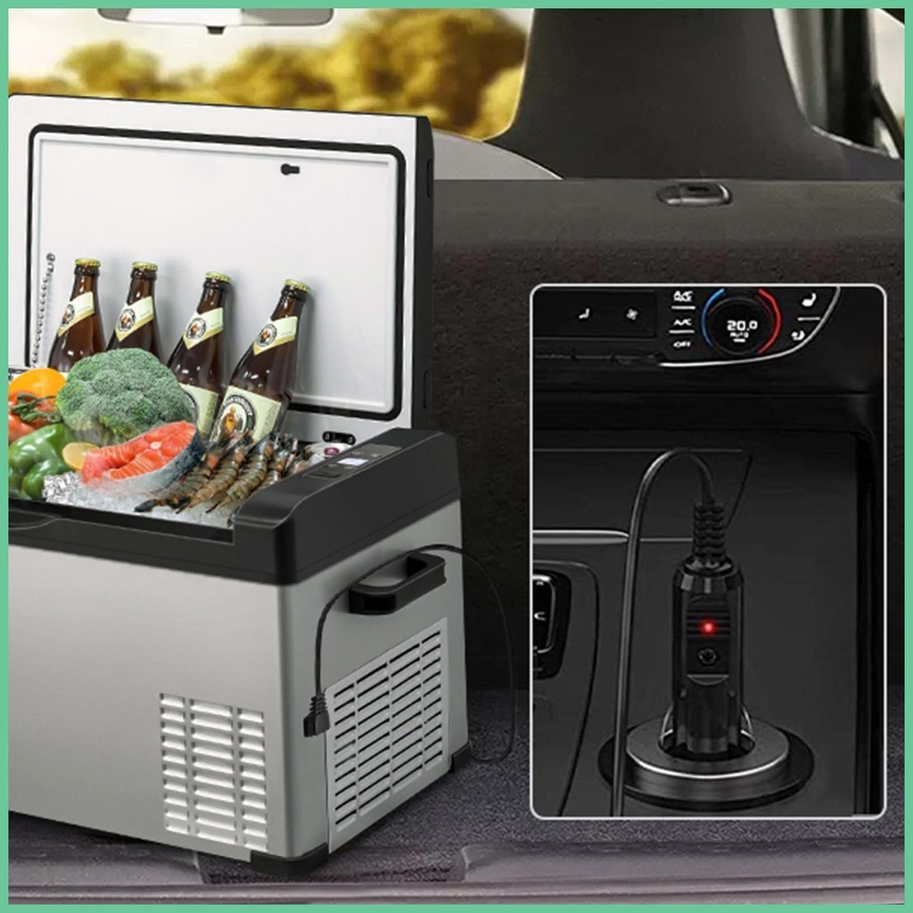12V/24V Car Refrigerator Power Cord Mini Fridge Power Cord Portable 2