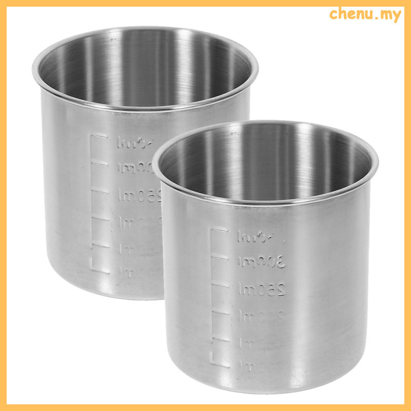 2pcs Rice Measuring Cup Part Stainless Steel Rice Measuring Cup Scaled ...