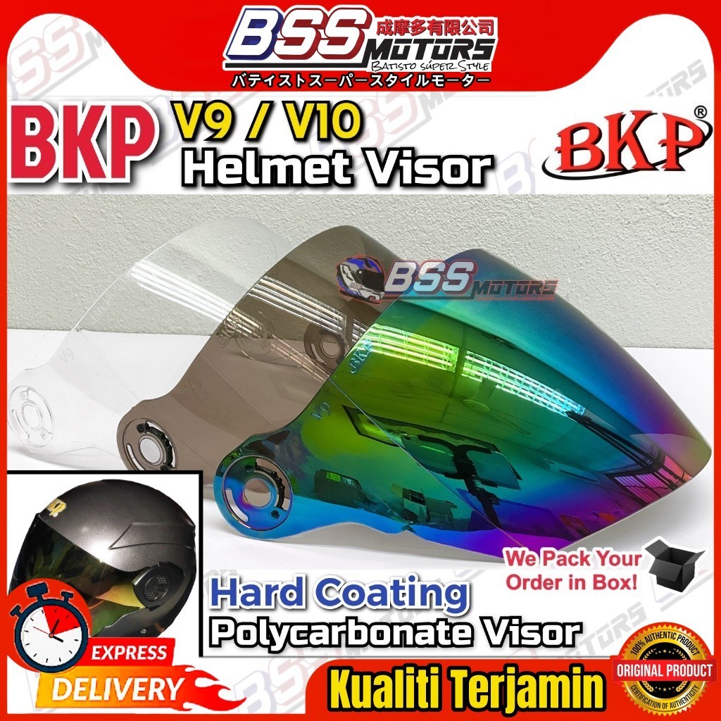 BKP 9 Visor Motorcycle Helmet Visor High Quality PC Visor For BKP Visor ...