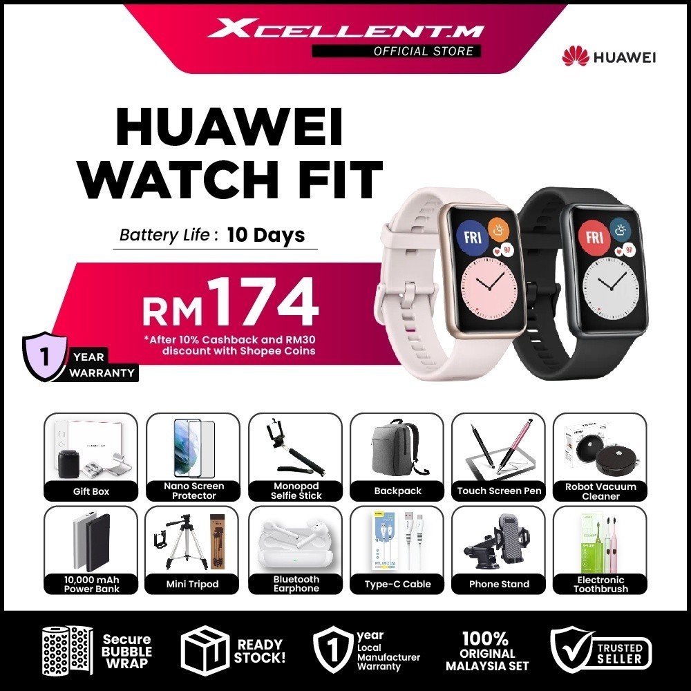 Huawei watch fit online shopee