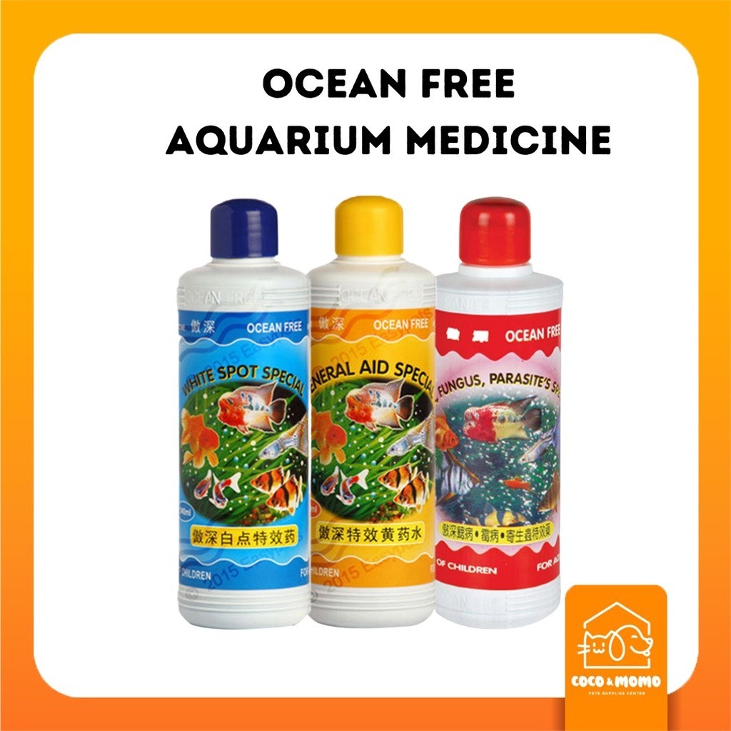 Ocean Free Fungus & Gill / White Spot / General Aid Anti Chlorine 240ml ...