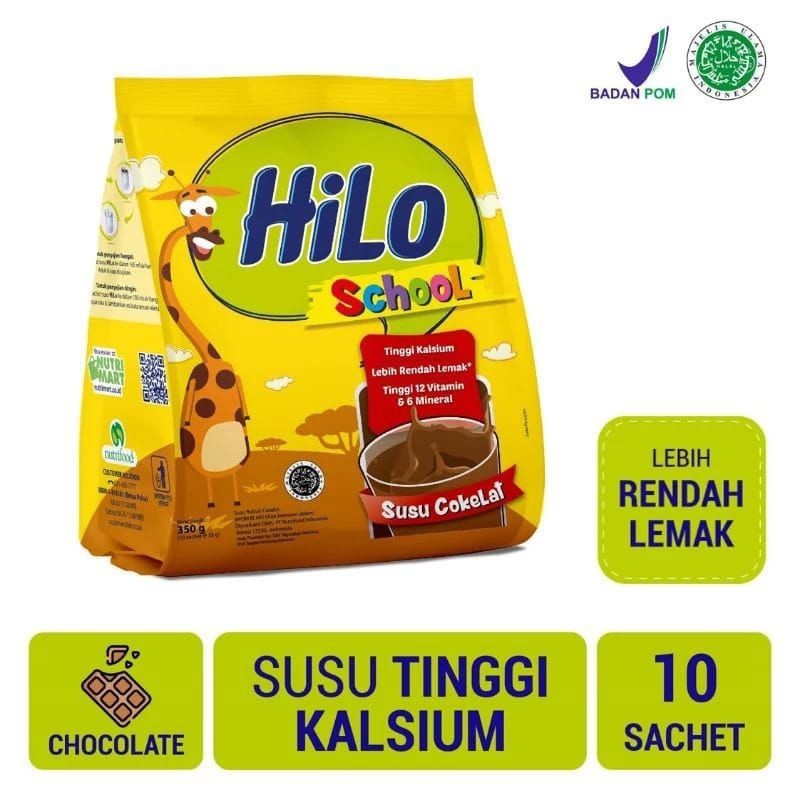 Hilo School Gusset Vanilla Chocolate 10 Sachets - High Calcium Milk ...