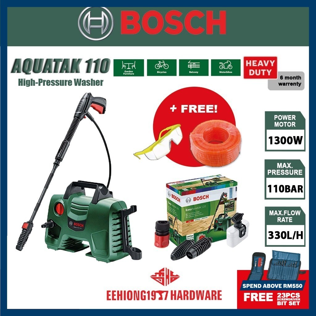 Bosch 110 deals bar pressure washer