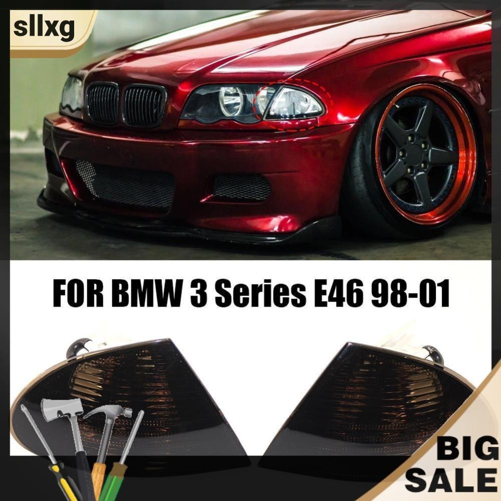 1 Pair Turn Signals Lamp 631369027 No Bulbs for BMW E46 3 Series Sedan