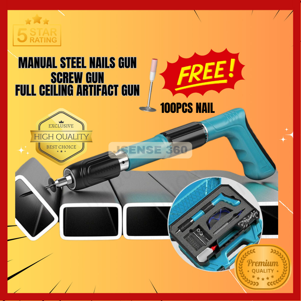 Mini Steel Nail Gun Rivet Tool Ceiling Steel Rivet Gun Tufting Gun Wall ...