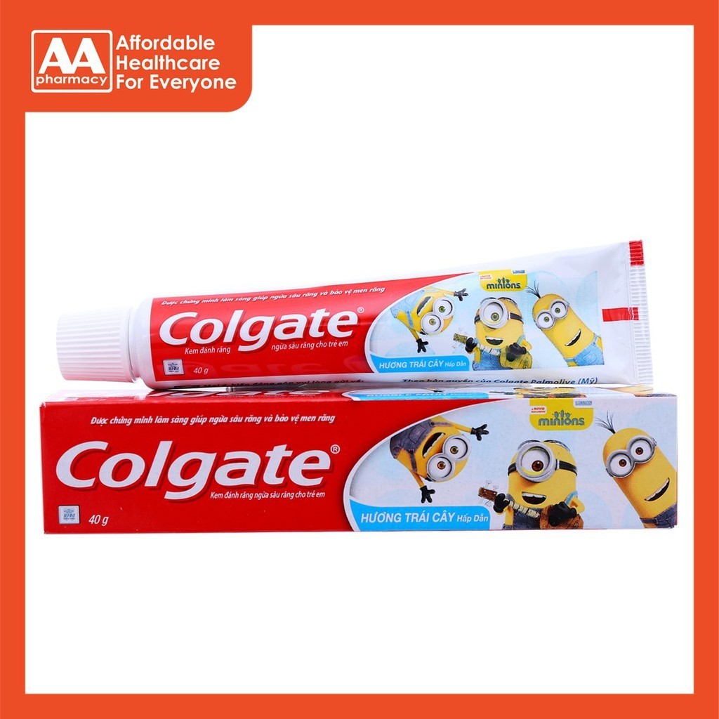 Colgate Kids Toothpaste Minion 40g | Shopee Malaysia
