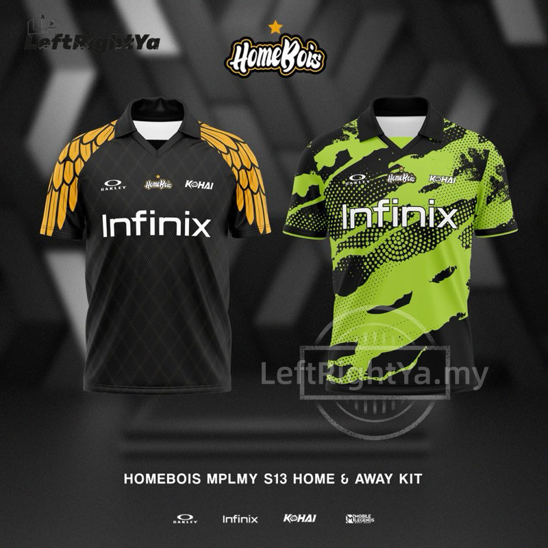 Homebois Home & Away Jersey Kit S13 MPLMY AWAY 2024 TEAM JERSEY Kohai ...