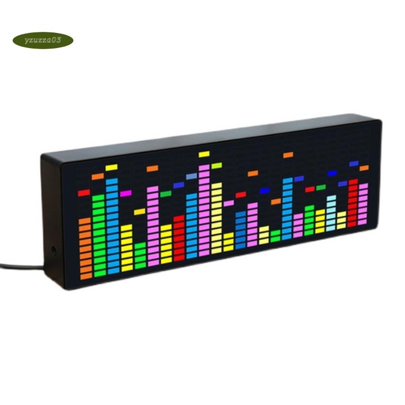 LED Music Spectrum Rhythm Lights Voice Sensor 1624 RGB Atmosphere Level ...
