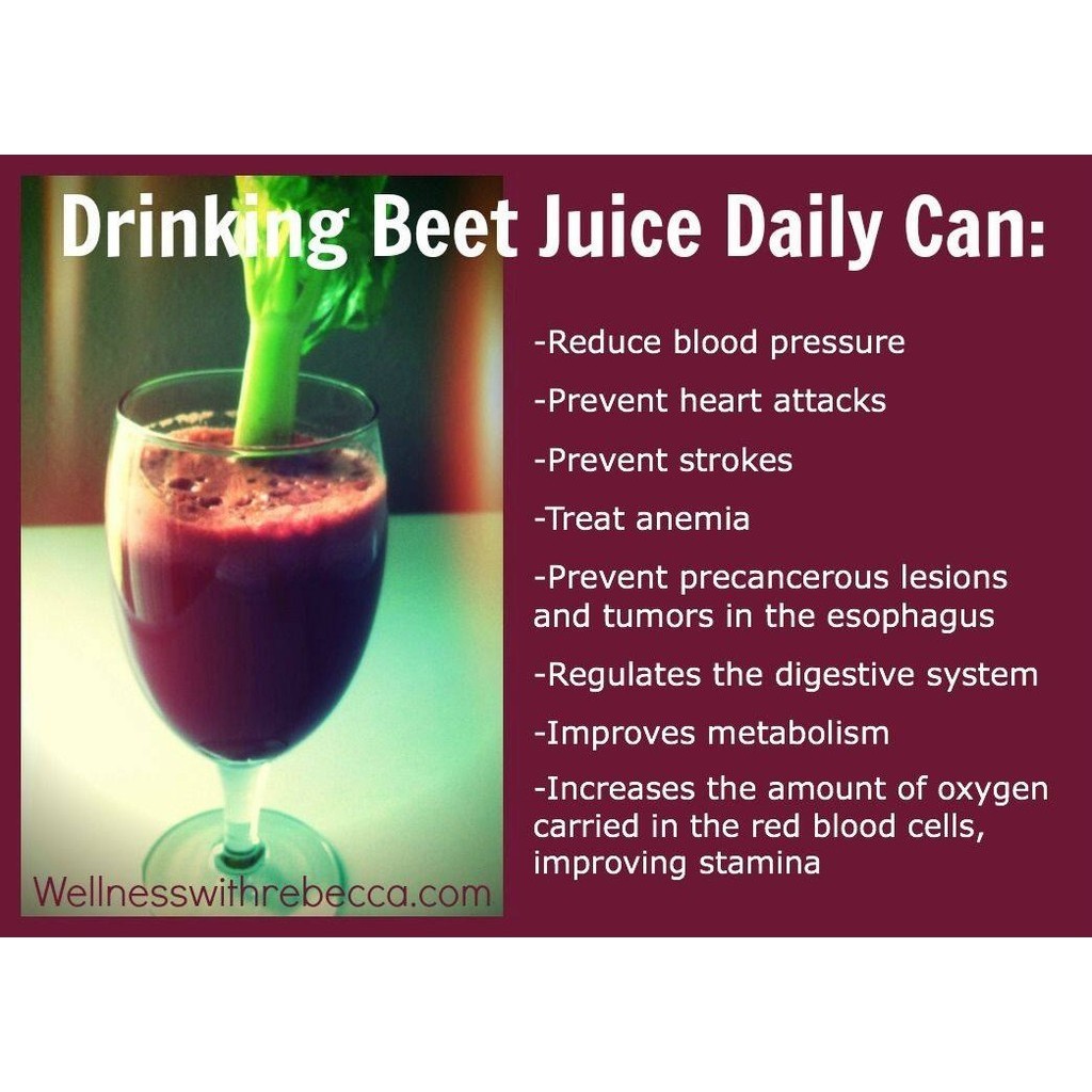 Drinking beet juice everyday hotsell