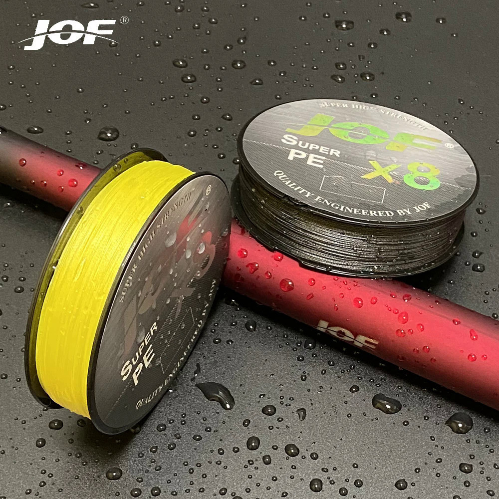 JOF Super 8 Strands Braided Ice Fishing Line 150M 300M 500M PE