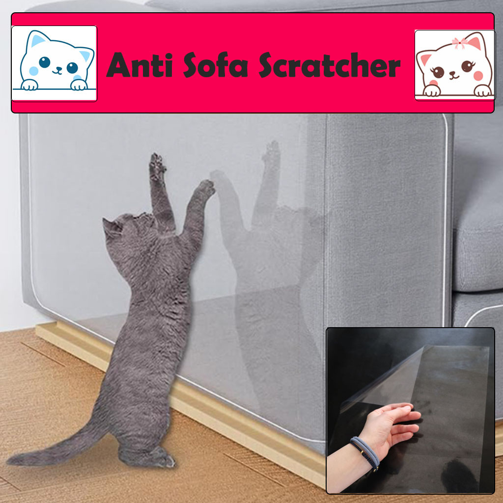 Anti Sofa Scratcher Cat Scratch Guard Mat Pet Cat Scratching Furniture Sofa Seat Protector