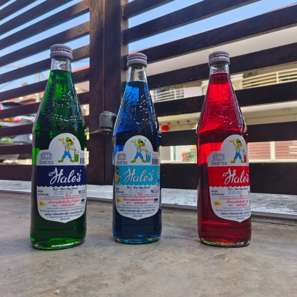 Hale's Blue Boy Thailand Syrup Cordial 710ml Sarsa parilla Sala Cream ...