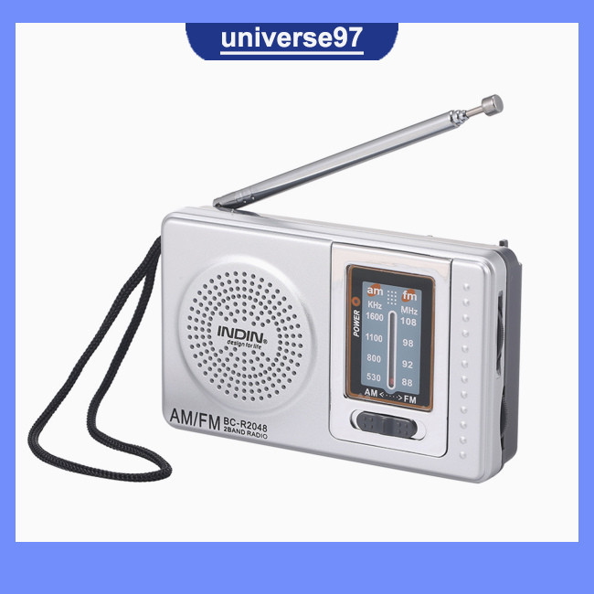 PING BC-R2048 Portable AM FM Radio Stereo Sound Best Reception Battery ...