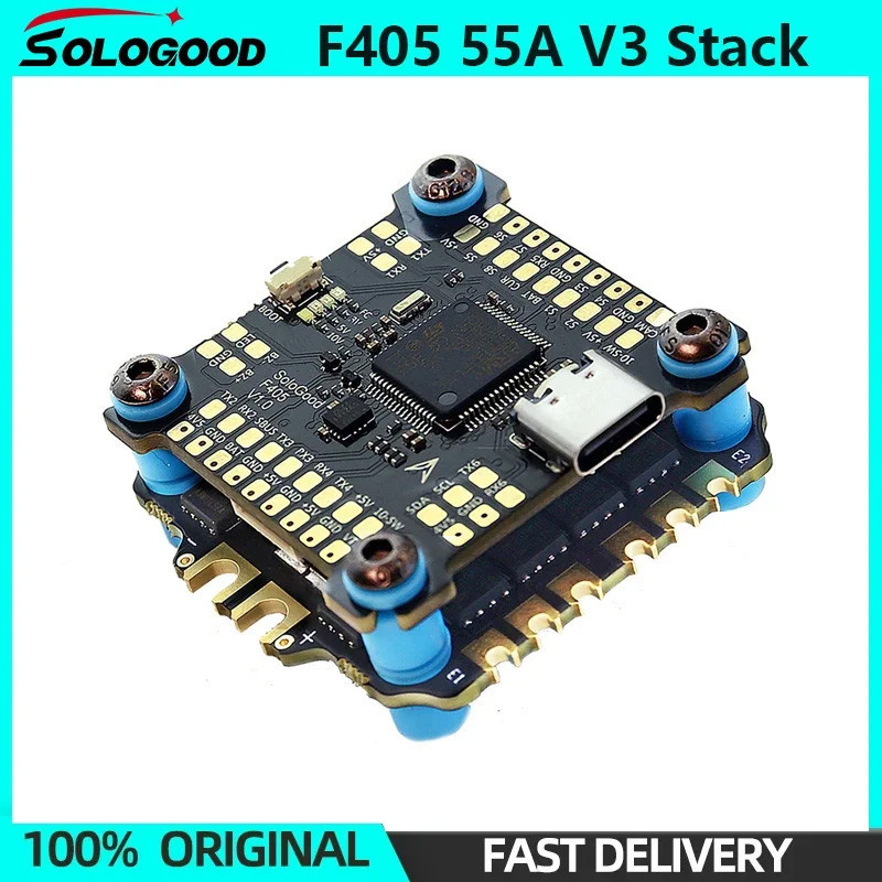 SoloGood F405 55A V3 Stack ICM42688P F405 Flight Controller BLHELI_S ...