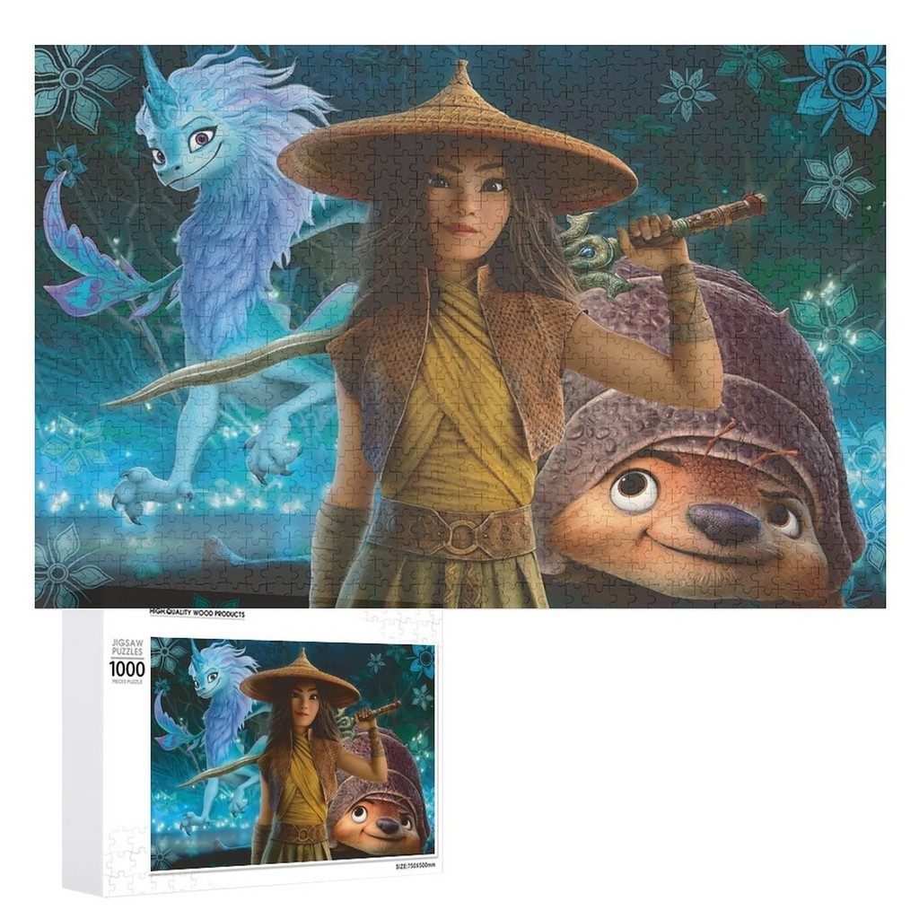 Disney Raya and The Last Dragon Color Puzzle (500 Piece Jigsaw Puzzle ...