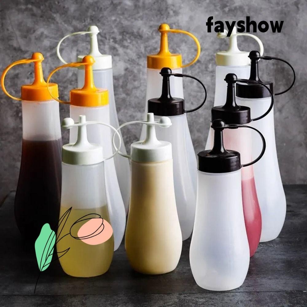 FAYSHOW 1Pcs Condiment Bottles, 4 Capacity Ketchup Mustard Dispensers ...