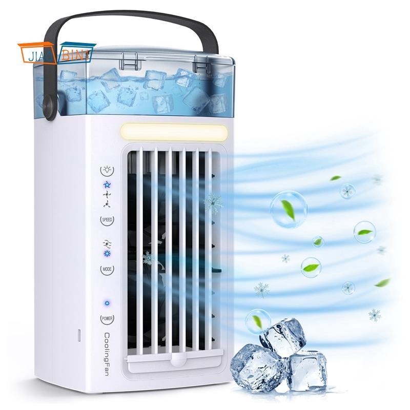 1 Piece 3 in 1 Desk Air Cooler and Humidifier White Air Conditioner Fan ...