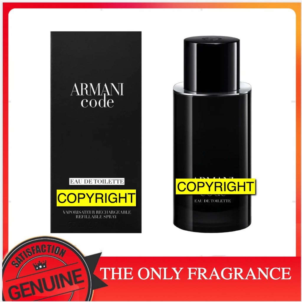 Armani Code Eau de Parfum Refillable [ Original Perfume for Men - New ...