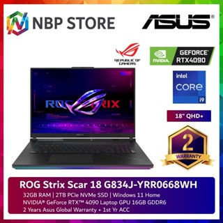 Notebook Gamer Asus ROG Scar R9 17.3 240Hz 32GB RAM 2TB SSD NVIDIA RTX4090  W11H