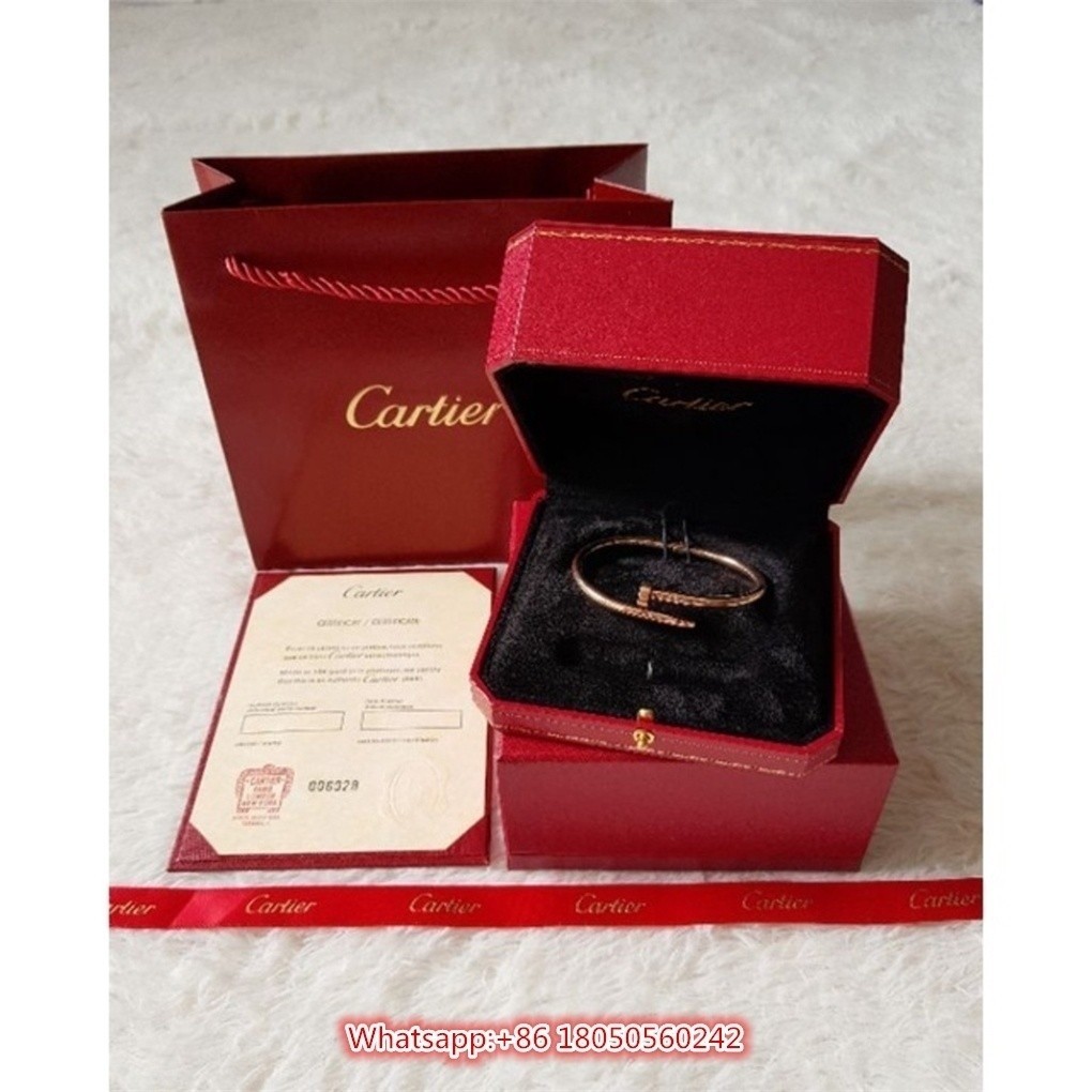 2024 New Cartiers Just a Clou Nail bracelet bangle bracelet pink gold